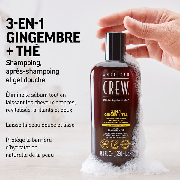 3-en-1 Gingembre Thé American Crew