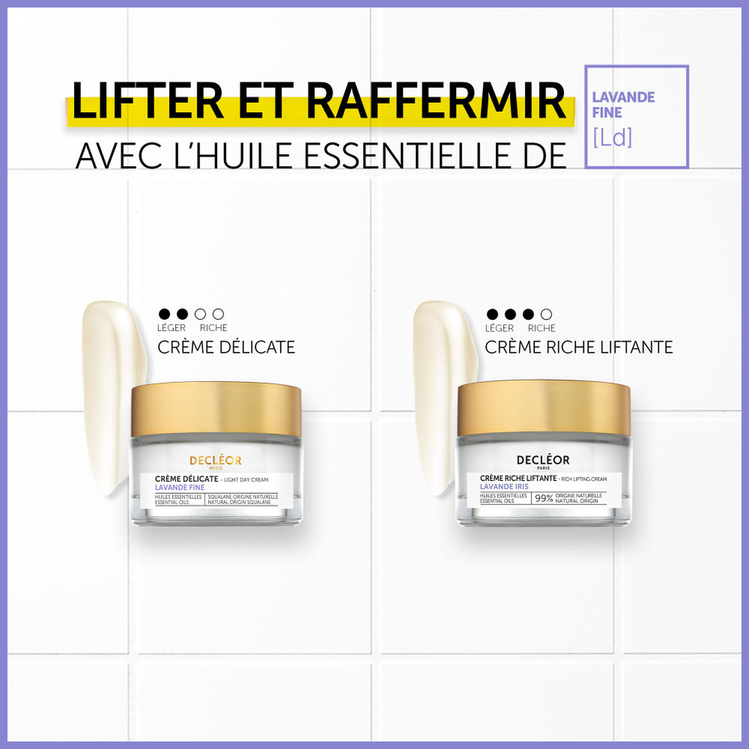 Lifting-Creme | Lavande ml - Reichhaltige Iris, MyOrigines Decléor Produit Parapharmazie 50