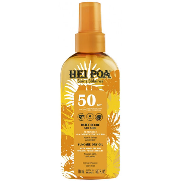 Huile Sèche Solaire SPF50 Hei Poa