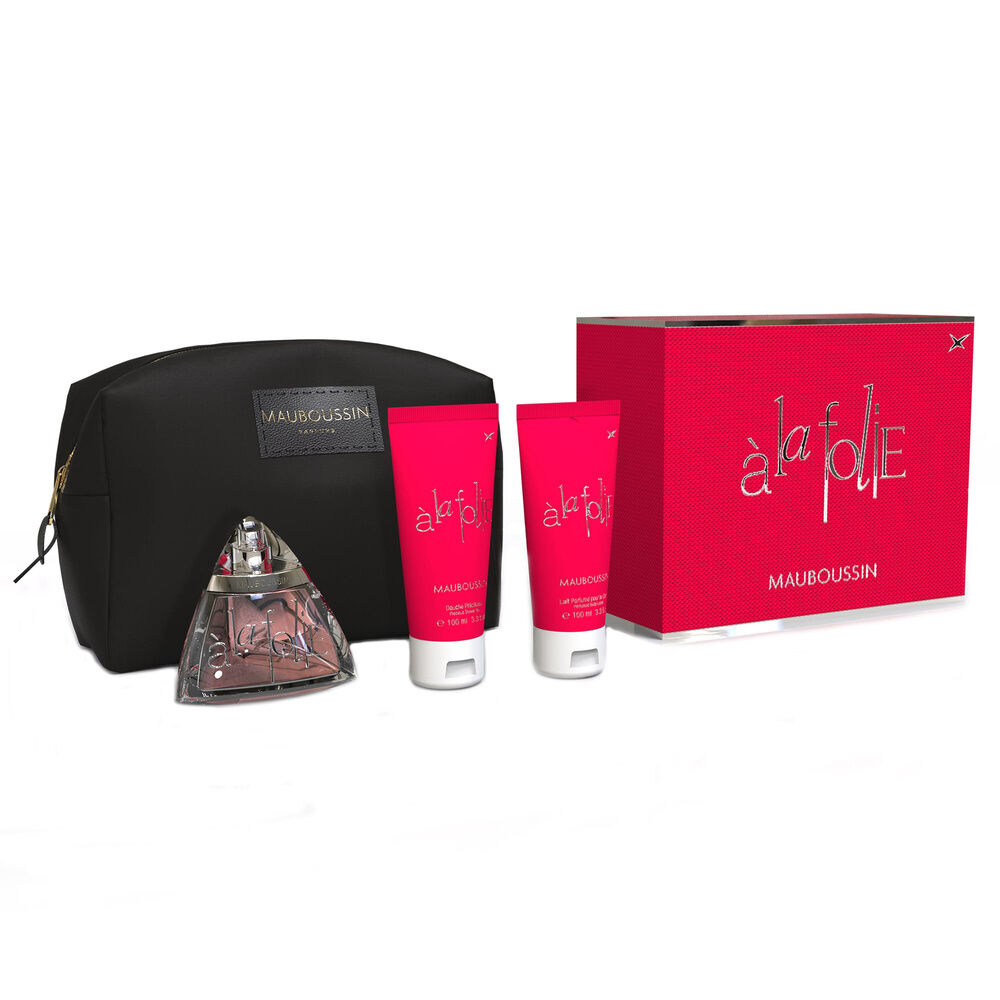 Coffret Eau de Parfum 100 ml 3 Produits A la Folie pour Elle