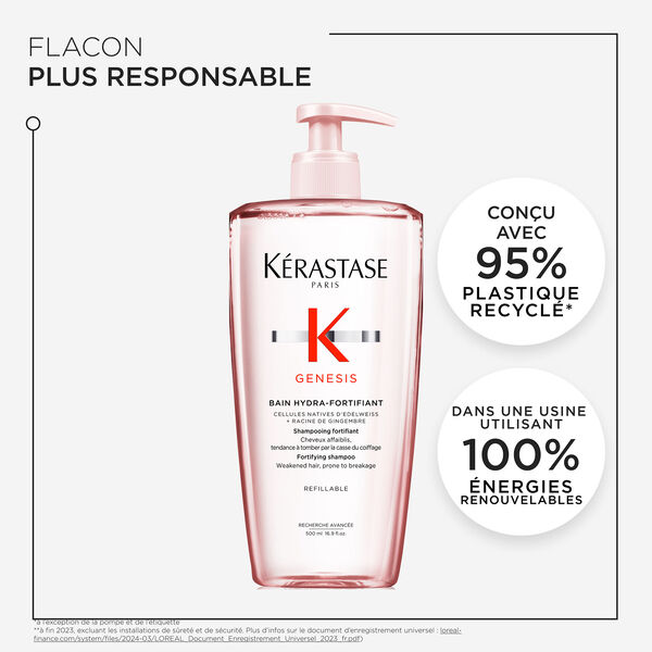 Kérastase Genesis Bain Hydra-Fortifiant Recharge 500ml Kérastase