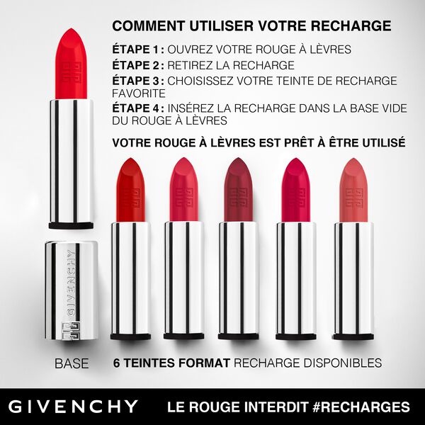 Le  Rouge Interdit Intense  Silk Givenchy