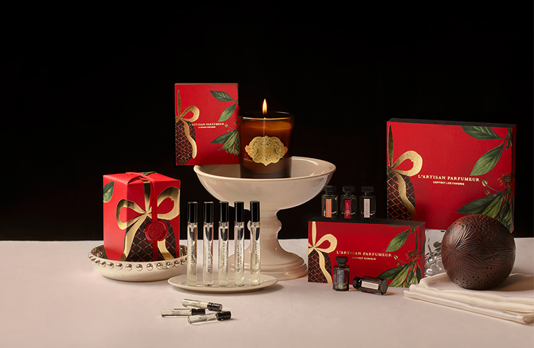 bannière l'artisan parfumeur Noël