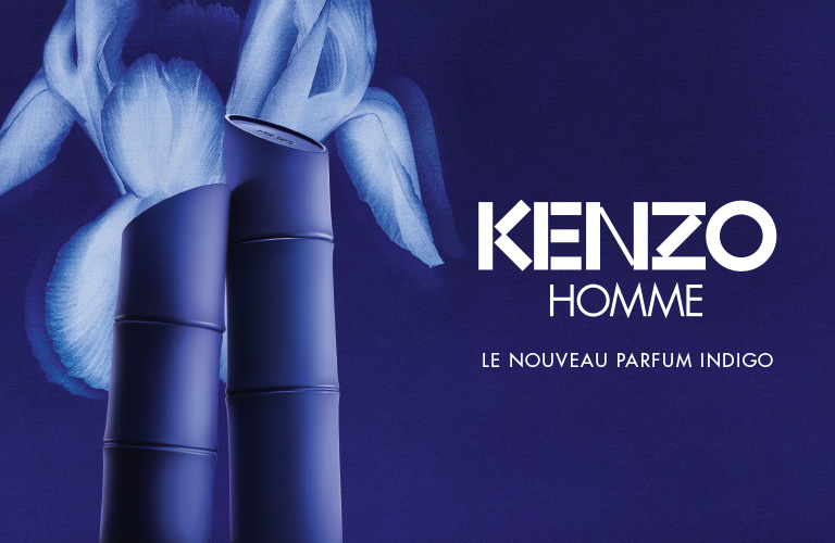 bannière coffret kenzo Homme indigo