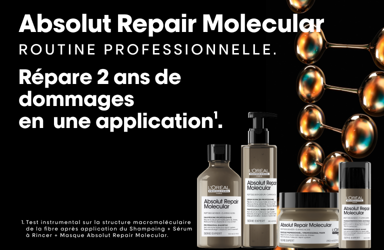 bannière l'oréal professionnel Absolut Repair Molecular