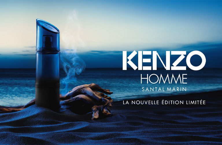 bannière kenzo  Homme Santal Marin