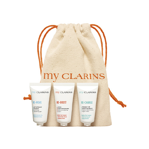 <p>My Clarins Essentials<p><p>code : <span style="color:"000000;">MYCLARINS
</span></p>
<p>From 40€  purchase in the brand **<p>